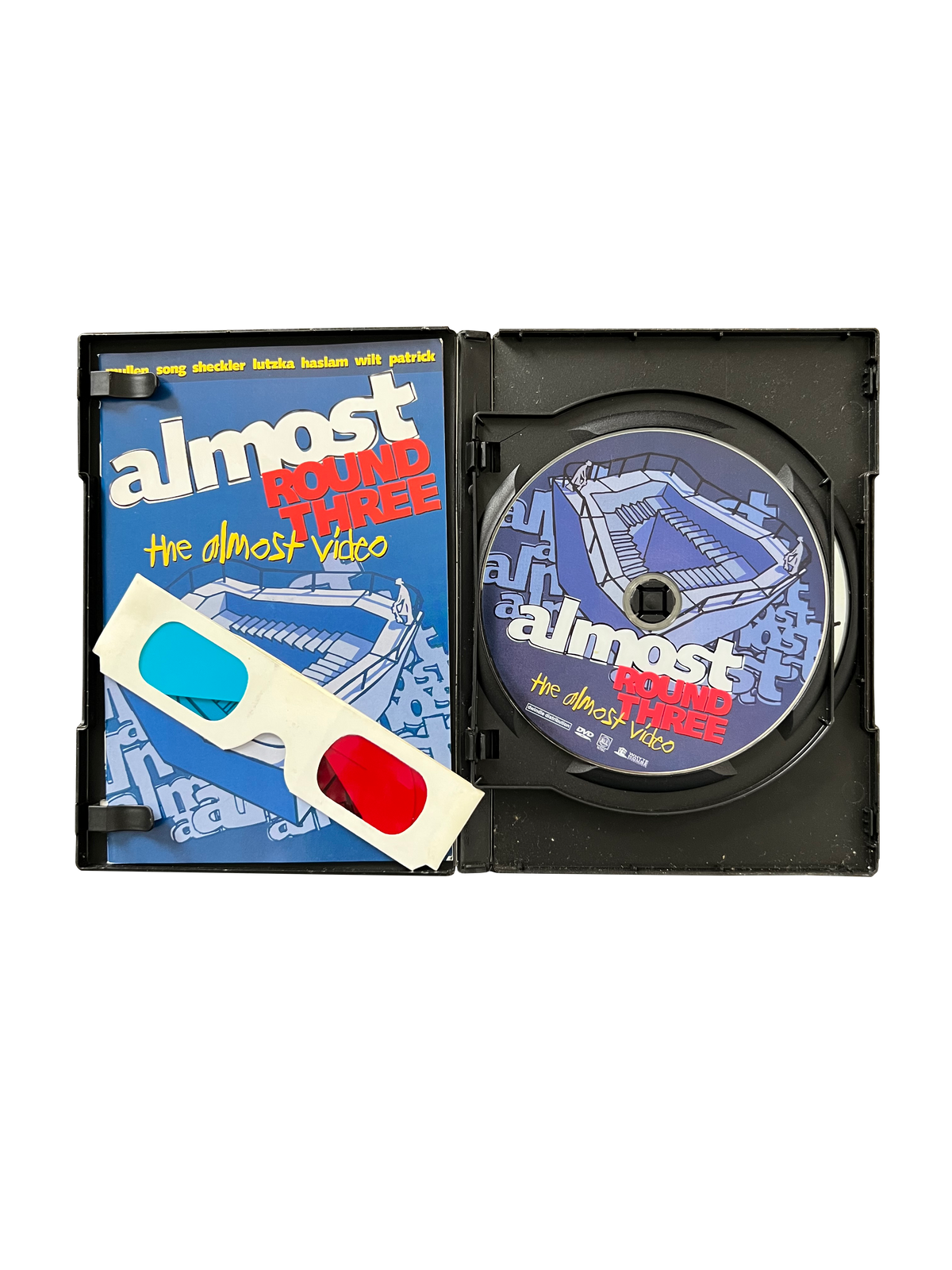 Almost: Round Three Skate DVD [2004, ORIGINAL DVD DISC INCLUDED]
