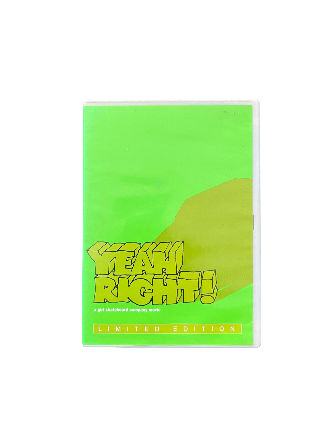 YEAH RIGHT! Girl Skate DVD [2003, ORIGINAL DISC INCLUDED]