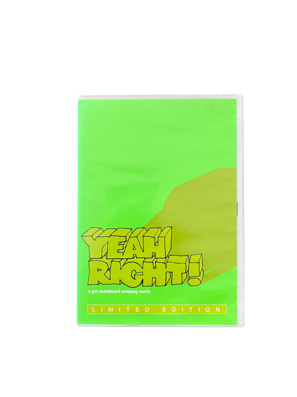 YEAH RIGHT! Girl Skate DVD [2003, ORIGINAL DISC INCLUDED]