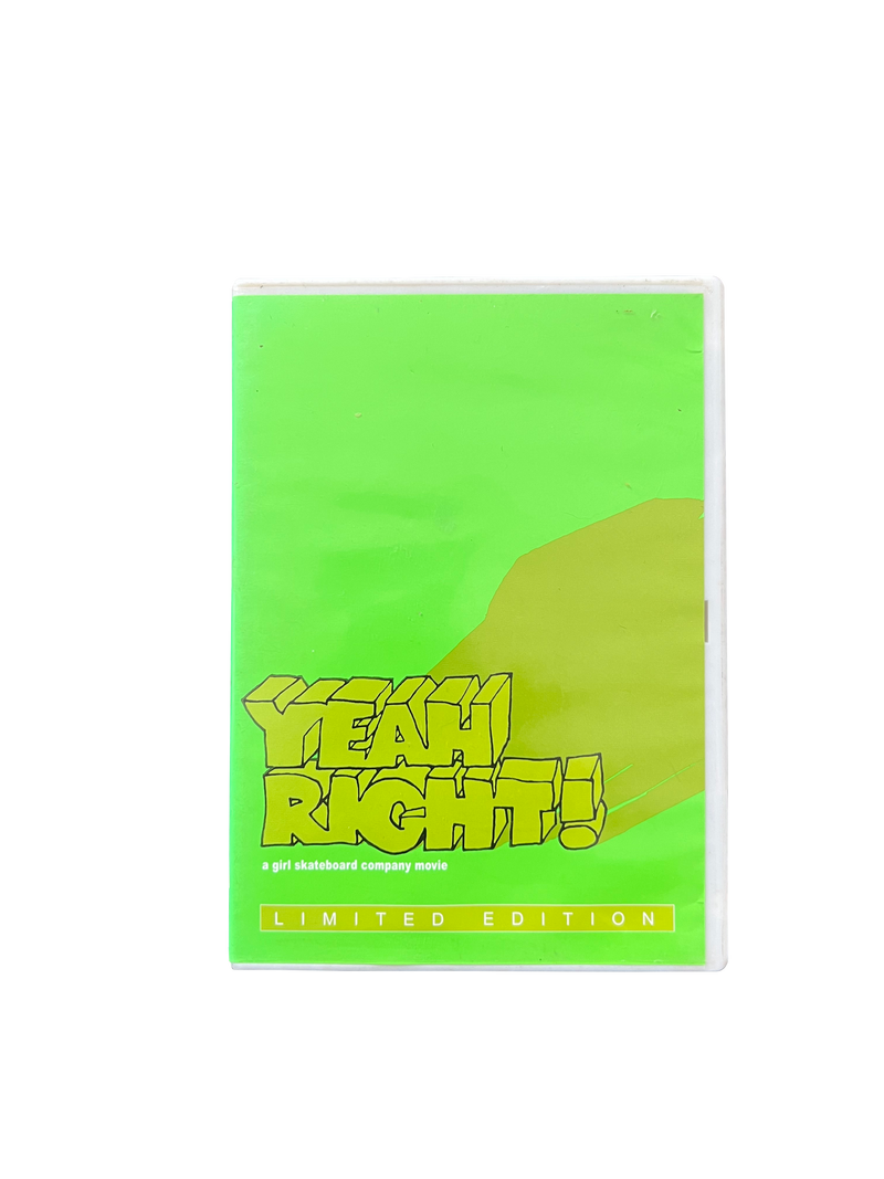 YEAH RIGHT! Girl Skate DVD [2003, ORIGINAL DISC INCLUDED]
