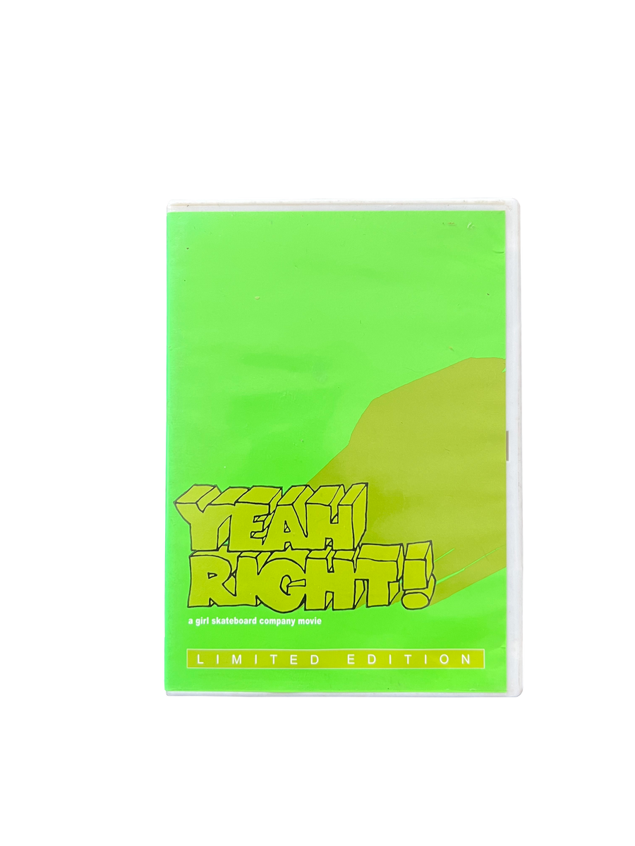 YEAH RIGHT! Girl Skate DVD [2003, ORIGINAL DISC INCLUDED]