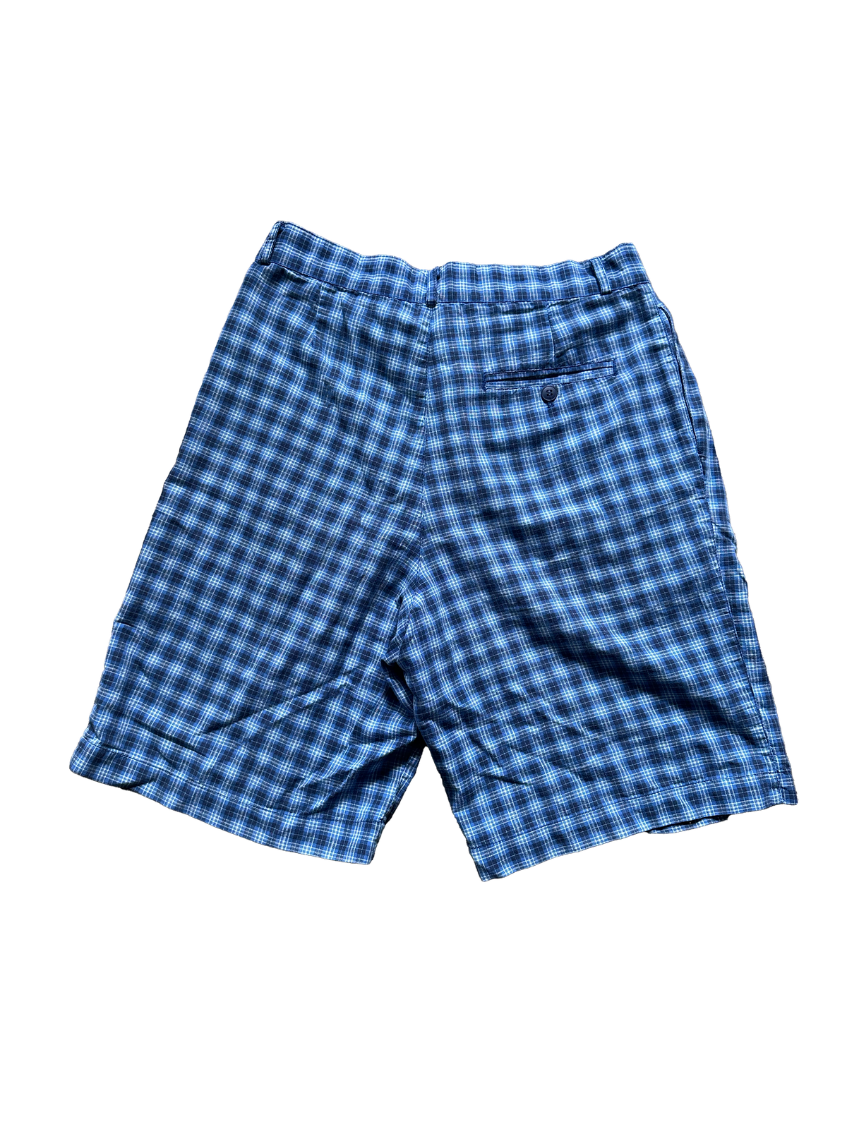 GAP Blue Plaid Shorts 32W